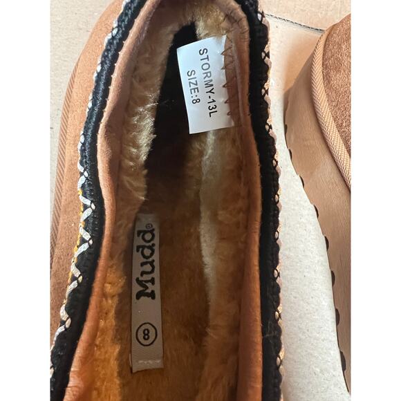 Mudd Tan Stormy Platform Clogs womens 8 - Picture 7 of 7